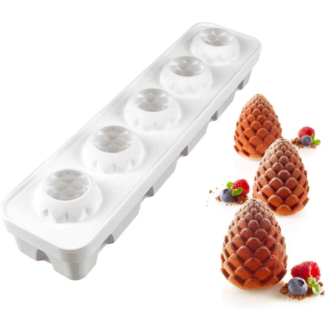 Moule 5 Pommes de pin/Ananas SILIKOMART