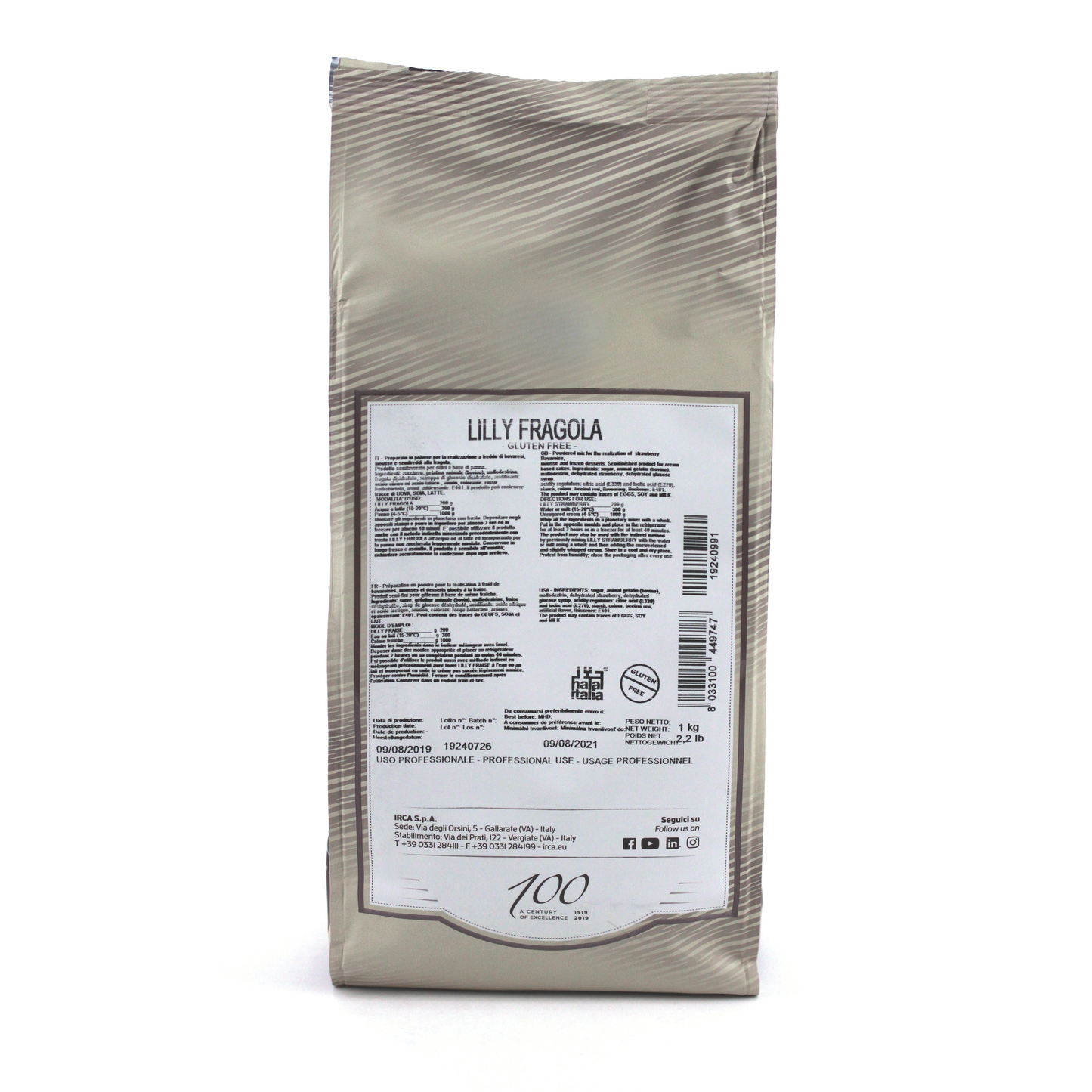 Lilly framboise 1kg Atelier Gourmandise