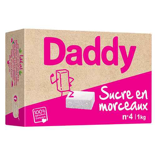 Sucre en morceaux boîte 1KG