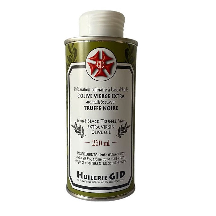 Huile d'olive truffe noire 250ml Atelier Gourmandise