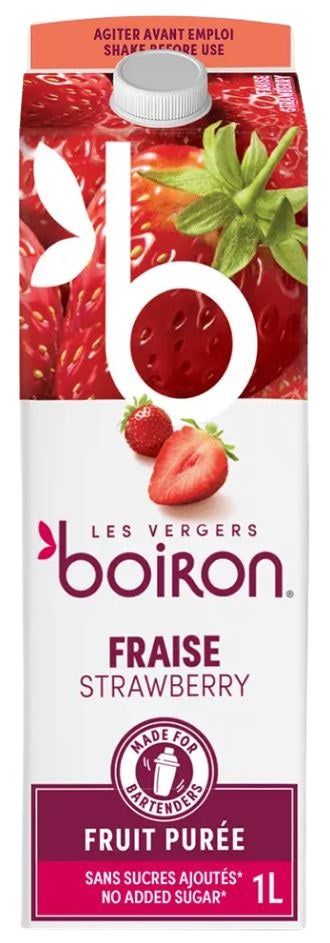 Purée de fruit fraise boiron 1L Boiron