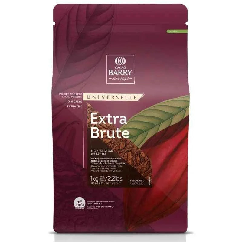 Cacao poudre extra brute 100% Barry 1KG