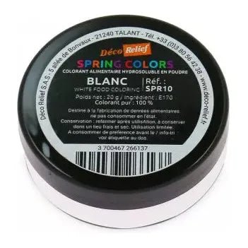 Colorant Blanc Hydrosoluble Poudre 10g - Atelier Gourmandise