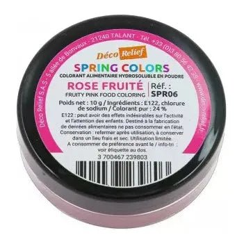 Colorant Rose Hydrosoluble Poudre 10g - Atelier Gourmandise
