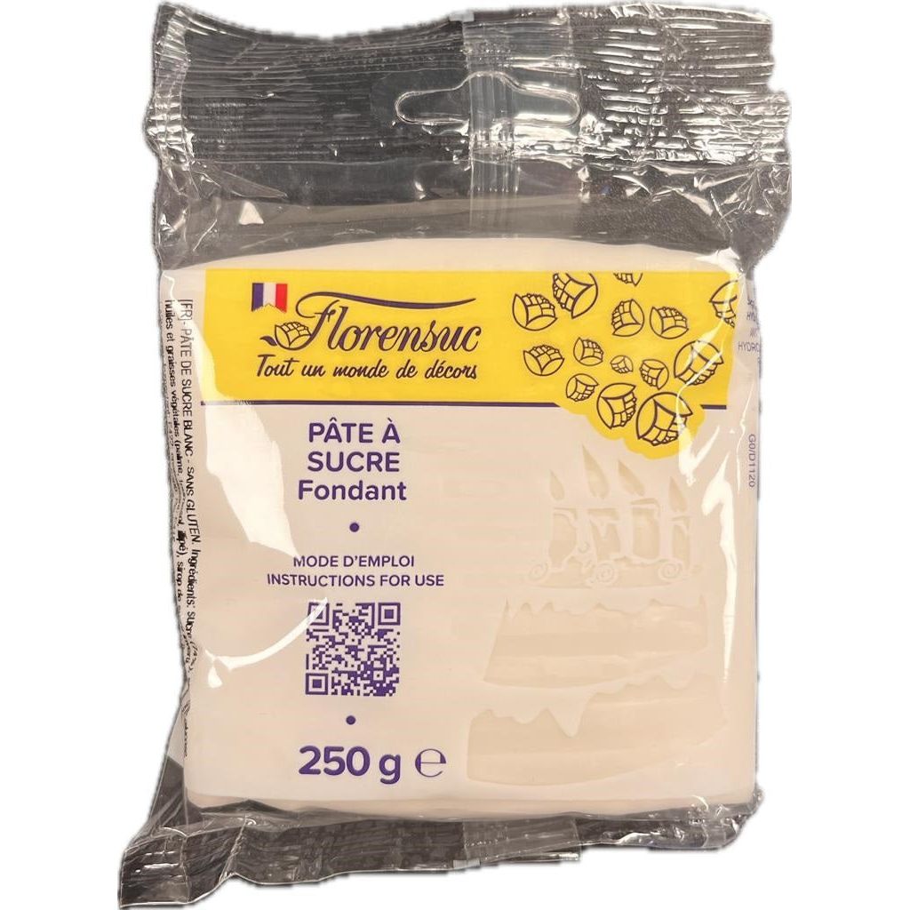 Pâte à Sucre Blanche Florensuc 250 g - Atelier Gourmandise