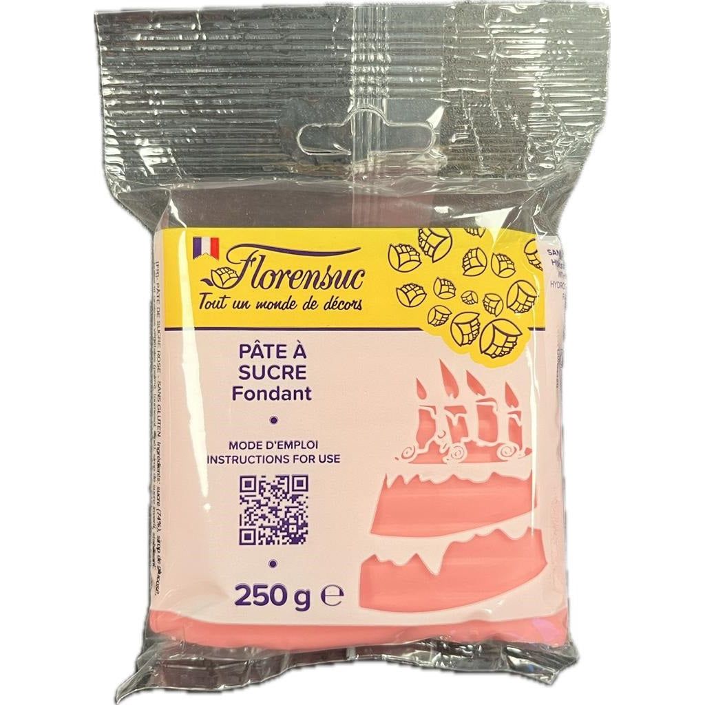 Pâte à Sucre Rose Florensuc 250 g - Atelier Gourmandise