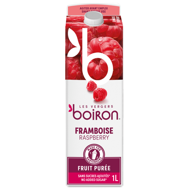 Purée de fruit pasteurisée goût Framboise 1L Boiron