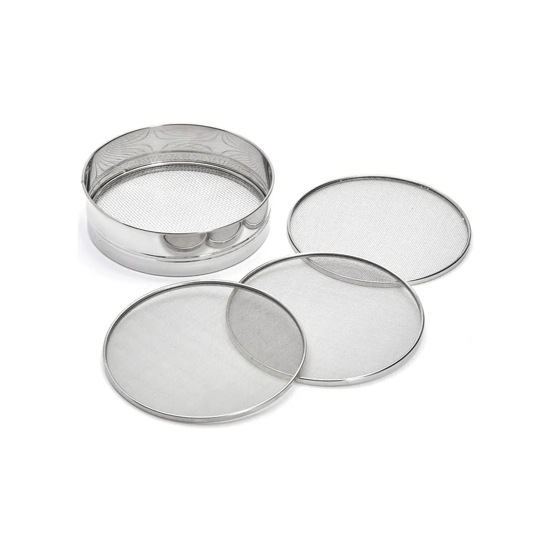 Tamis Professionnel Inox avec Mailles Interchangeables - Atelier Gourmandise