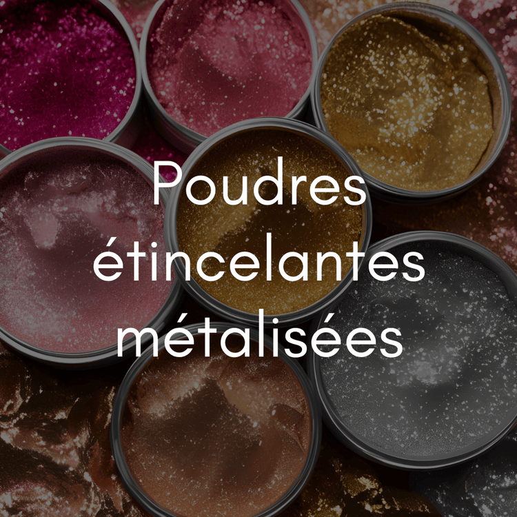 Poudres étincelantes métalisées - Atelier Gourmandise