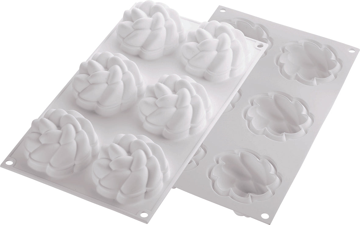 Kit 6 Moules Tartelettes Fleur 80 mm Mallard Ferriere