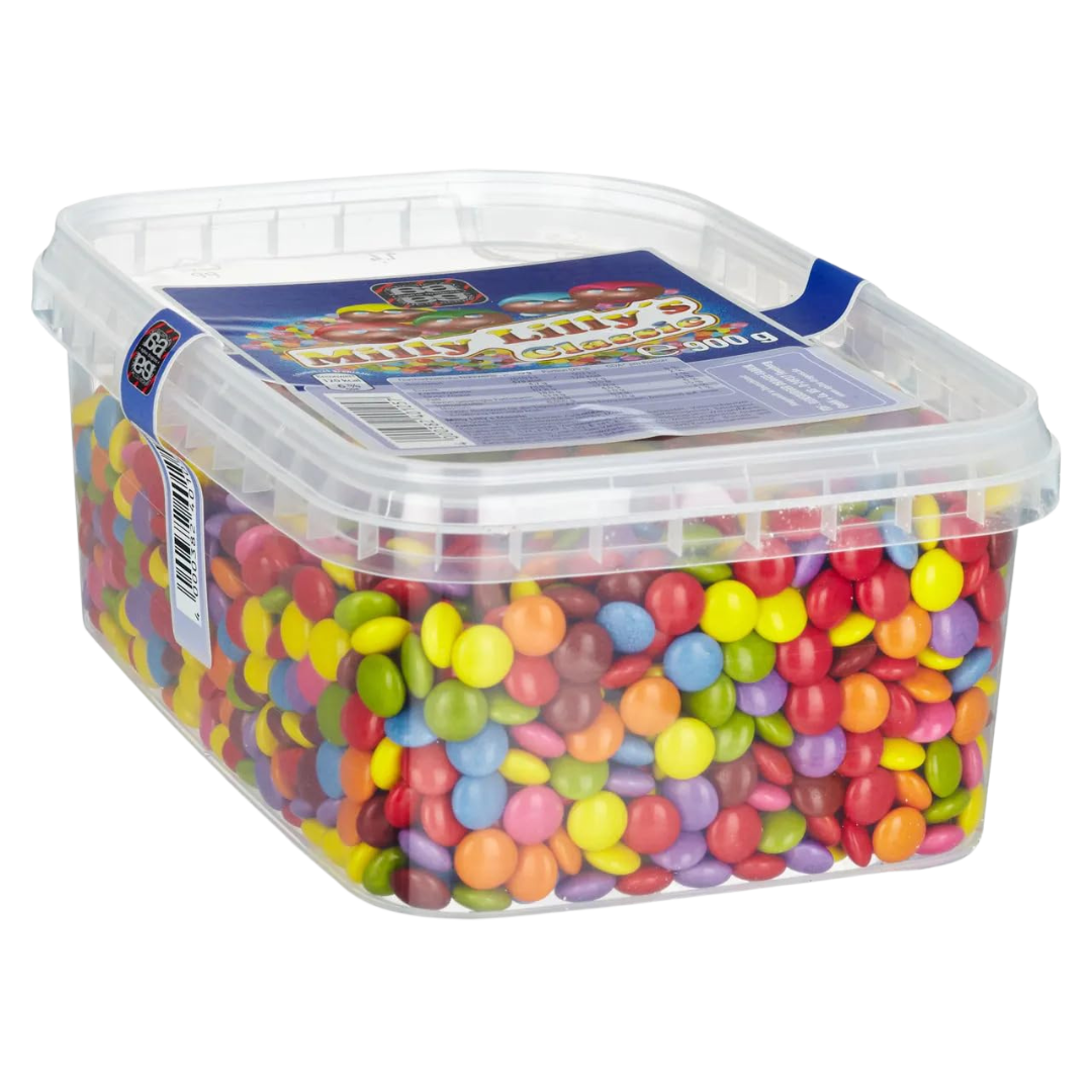 Milly Lilly's Classic – Dragées Multicolores en Boîte de 900g Milly Lilly's