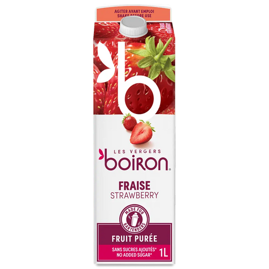 Purée de fruit fraise sucrée Boiron 1KG