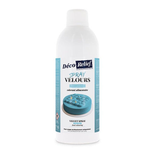 Bombe Effet Velours Bleu Polaire 400 ml - Atelier Gourmandise