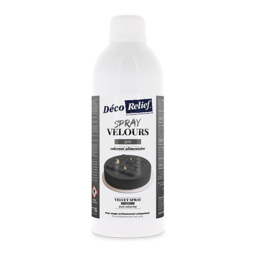 Bombe Effet Velours Gris 400 ml - Atelier Gourmandise
