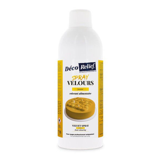 Bombe Effet Velours Jaune 400 ml - Atelier Gourmandise
