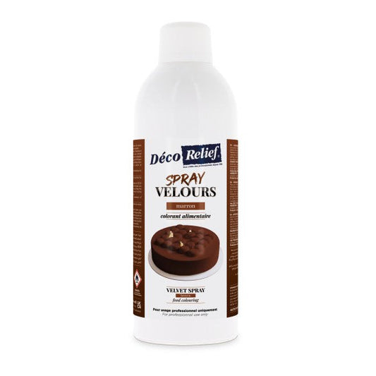 Bombe Effet Velours Marron 400 ml - Atelier Gourmandise