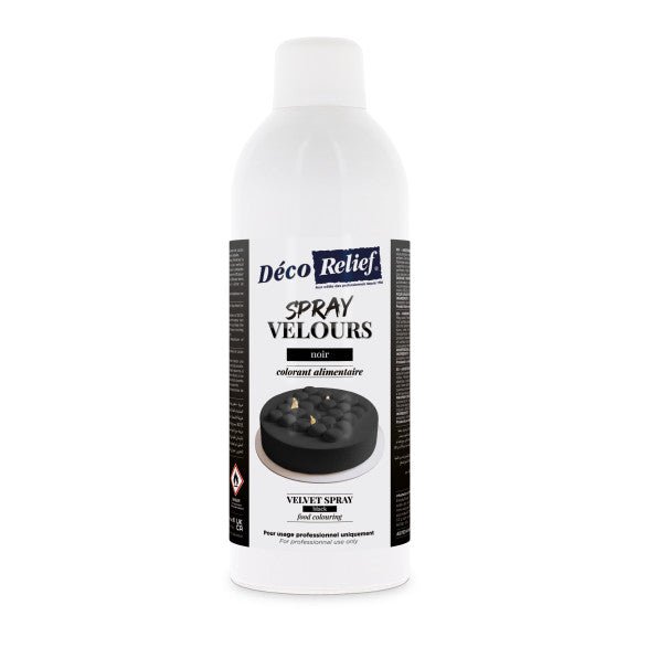 Bombe Effet Velours Noir 400 ml - Atelier Gourmandise