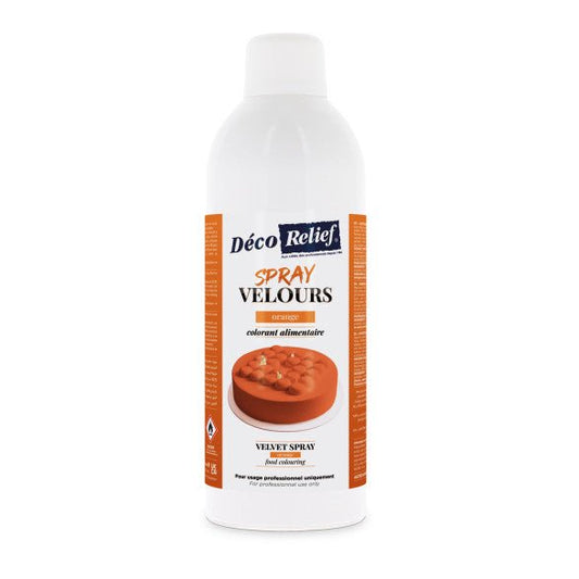 Bombe Effet Velours Orange 400 ml - Atelier Gourmandise