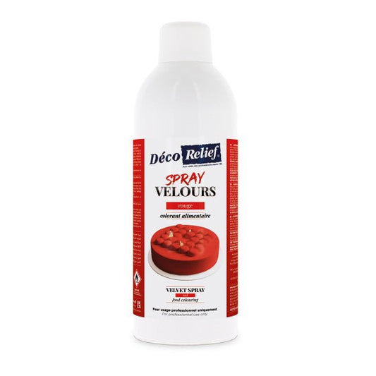 Bombe Effet Velours Rouge 400 ml - Atelier Gourmandise
