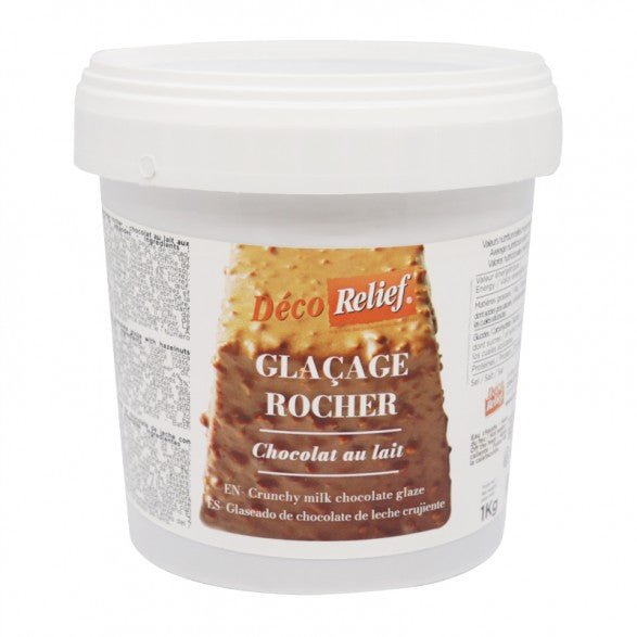Glacage Rocher Lait 1kg Déco Relief - Atelier Gourmandise