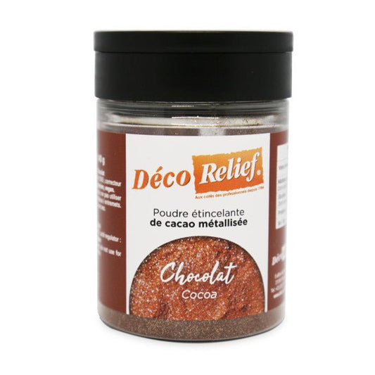Poudre Étincelante Chocolat 40g - Atelier Gourmandise