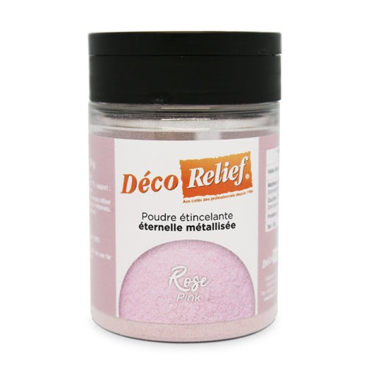 Poudre Étincelante Rose 30g - Atelier Gourmandise