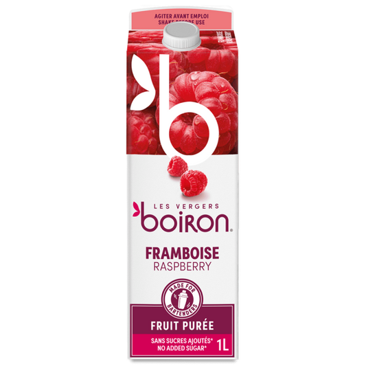 Purée de fruit pasteurisée goût Framboise 1L Boiron